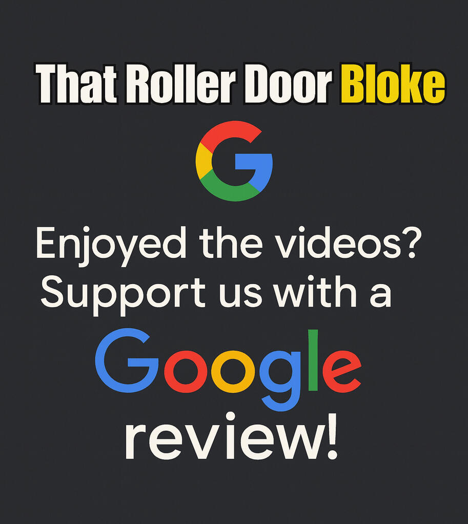 That Roller Door Bloke YouTube Channel Google Review